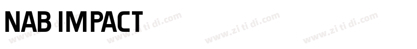 NAB Impact字体转换